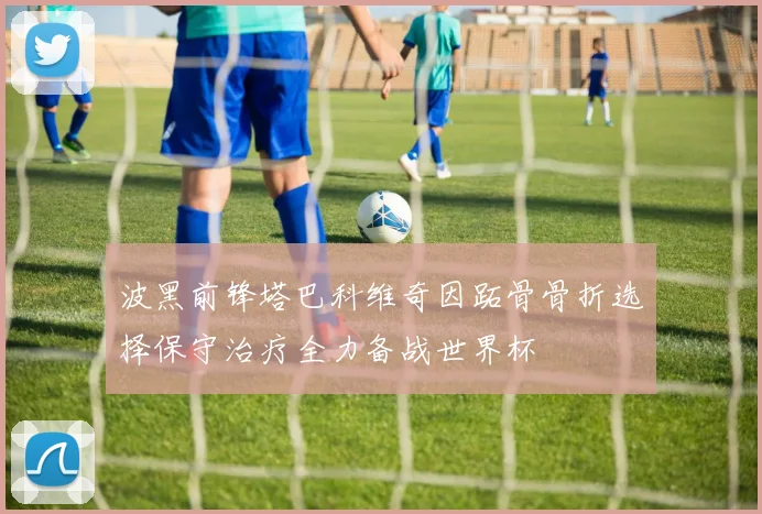 波黑前锋塔巴科维奇因跖骨骨折选择保守治疗全力备战世界杯